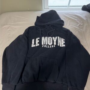 MV Sport navy and Black colored Le Moyne Hoodie Sweatshirt